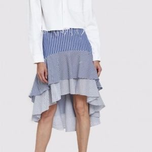 High Low Midi Skirt